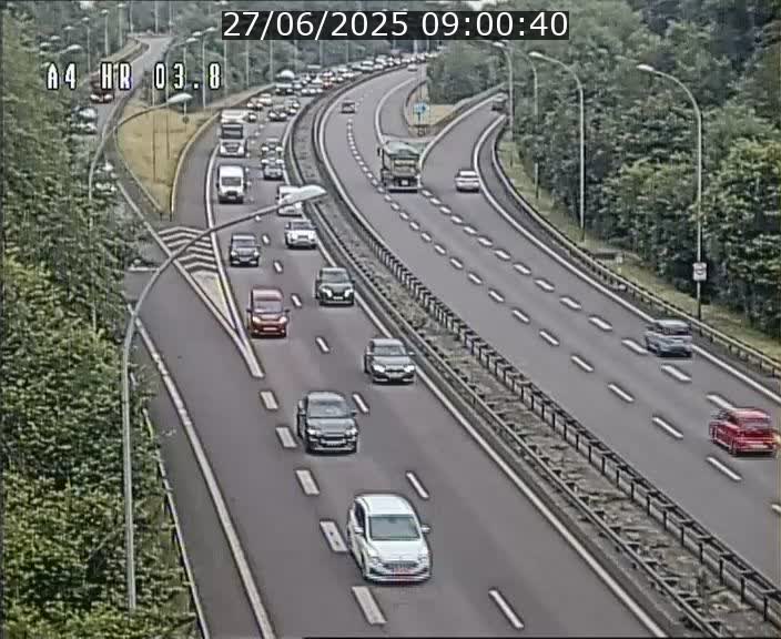 Webcam traffic A4 Luxembourg - BK 3.8 - Leudelange (direction Esch sur Alzette)