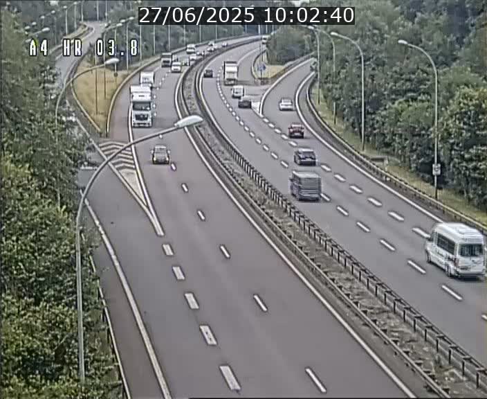 Webcam traffic A4 Luxembourg - BK 3.8 - Leudelange (direction Esch sur Alzette)