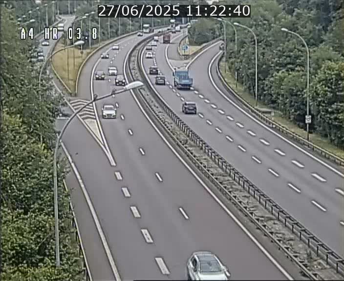 Webcam traffic A4 Luxembourg - BK 3.8 - Leudelange (direction Esch sur Alzette)