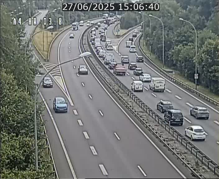 Webcam traffic A4 Luxembourg - BK 3.8 - Leudelange (direction Esch sur Alzette)