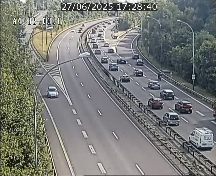 Webcam traffic A4 Luxembourg - BK 3.8 - Leudelange (direction Esch sur Alzette)