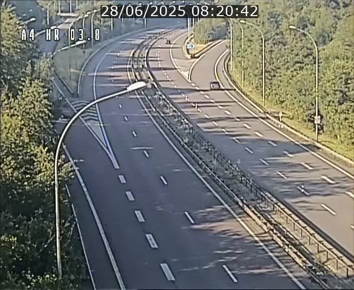 Webcam traffic A4 Luxembourg - BK 3.8 - Leudelange (direction Esch sur Alzette)