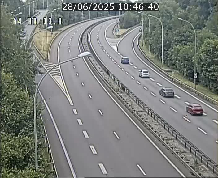 Webcam traffic A4 Luxembourg - BK 3.8 - Leudelange (direction Esch sur Alzette)