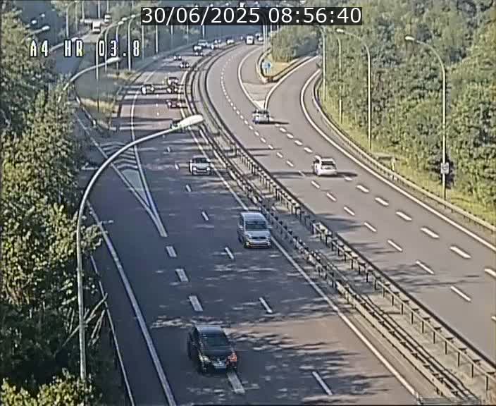 Webcam traffic A4 Luxembourg - BK 3.8 - Leudelange (direction Esch sur Alzette)