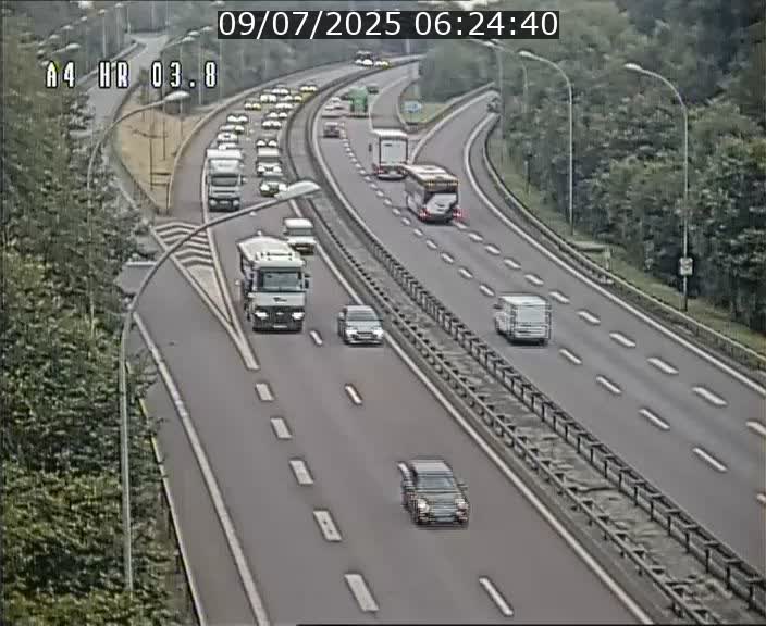 Webcam traffic A4 Luxembourg - BK 3.8 - Leudelange (direction Esch sur Alzette)