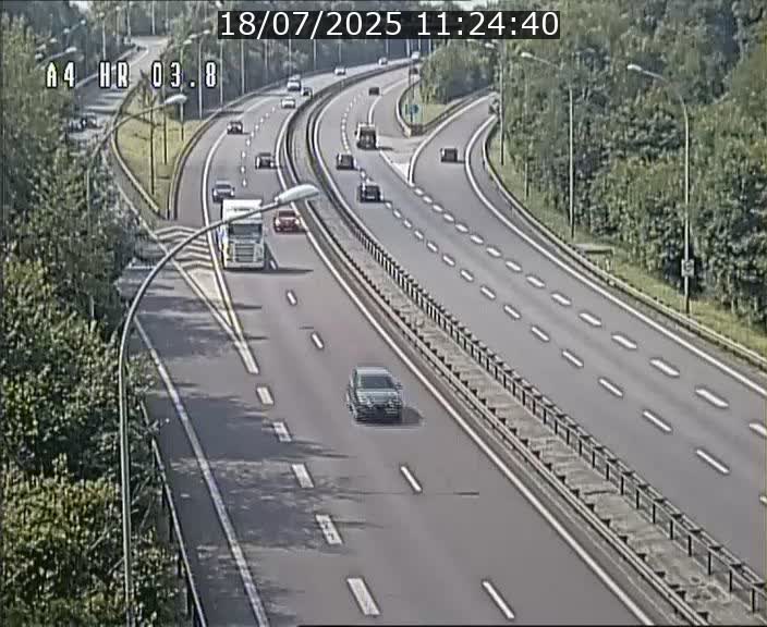 Webcam traffic A4 Luxembourg - BK 3.8 - Leudelange (direction Esch sur Alzette)