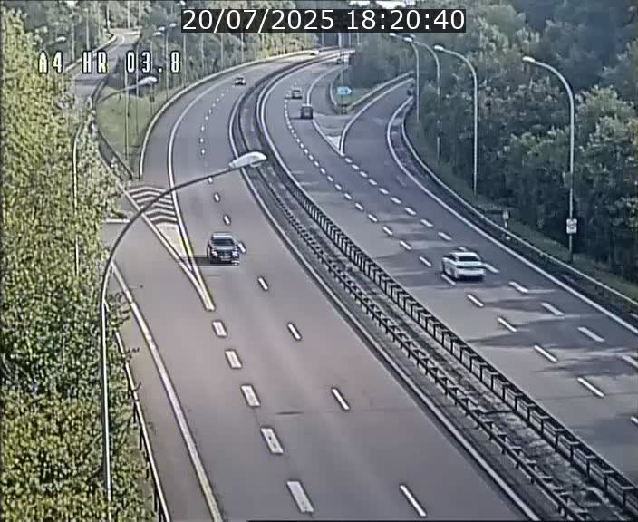 Webcam traffic A4 Luxembourg - BK 3.8 - Leudelange (direction Esch sur Alzette)