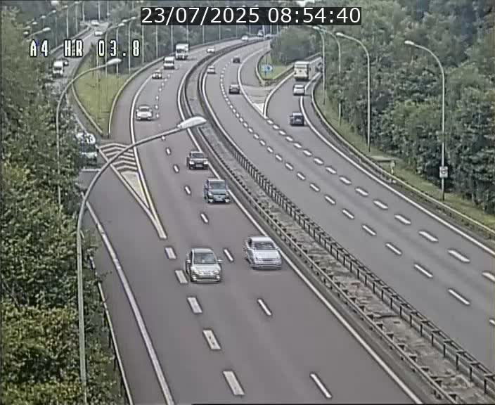 Webcam traffic A4 Luxembourg - BK 3.8 - Leudelange (direction Esch sur Alzette)