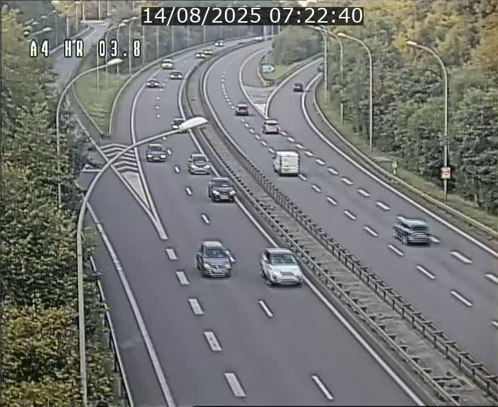 Webcam traffic A4 Luxembourg - BK 3.8 - Leudelange (direction Esch sur Alzette)