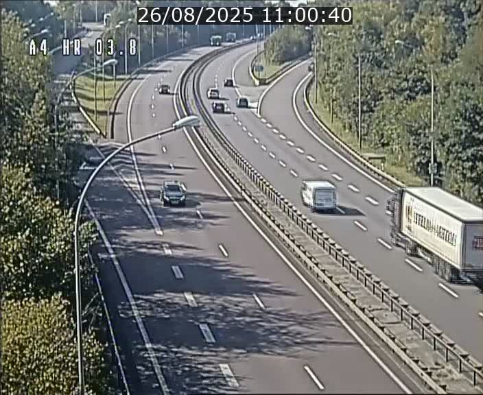 Webcam traffic A4 Luxembourg - BK 3.8 - Leudelange (direction Esch sur Alzette)