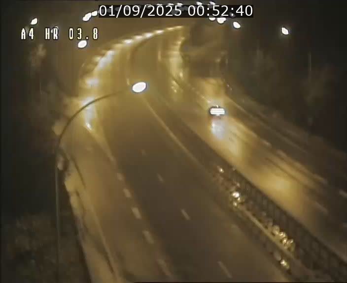 Webcam traffic A4 Luxembourg - BK 3.8 - Leudelange (direction Esch sur Alzette)