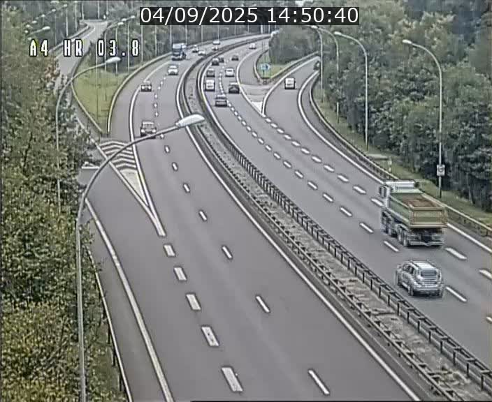 Webcam traffic A4 Luxembourg - BK 3.8 - Leudelange (direction Esch sur Alzette)