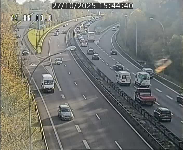 Webcam traffic A4 Luxembourg - BK 3.8 - Leudelange (direction Esch sur Alzette)