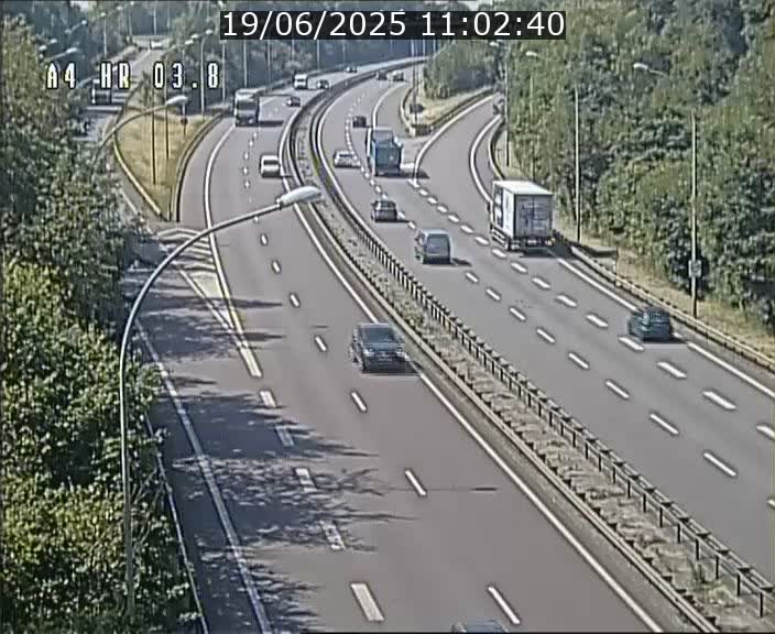 Webcam traffic A4 Luxembourg - BK 3.8 - Leudelange (direction Esch sur Alzette)