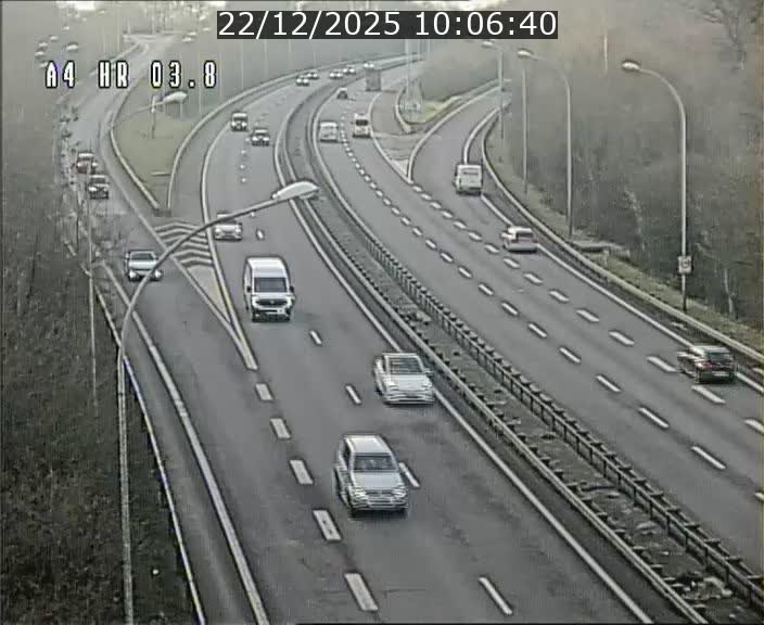 Webcam traffic A4 Luxembourg - BK 3.8 - Leudelange (direction Esch sur Alzette)