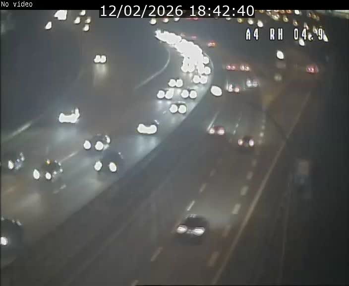 <h2>Traffic live webcam Luxembourg Leudelange - A4 - BK 4.9 - direction Luxembourg</h2>