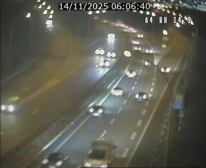 Traffic live webcam Luxembourg Leudelange - A4 - BK 4.9 - direction Luxembourg