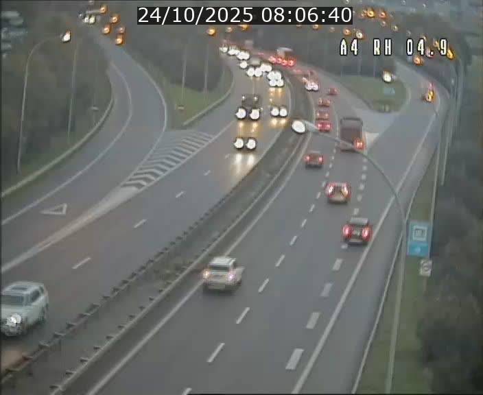 <h2>Traffic live webcam Luxembourg Leudelange - A4 - BK 4.9 - direction Luxembourg</h2>