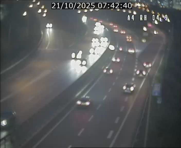 <h2>Traffic live webcam Luxembourg Leudelange - A4 - BK 4.9 - direction Luxembourg</h2>