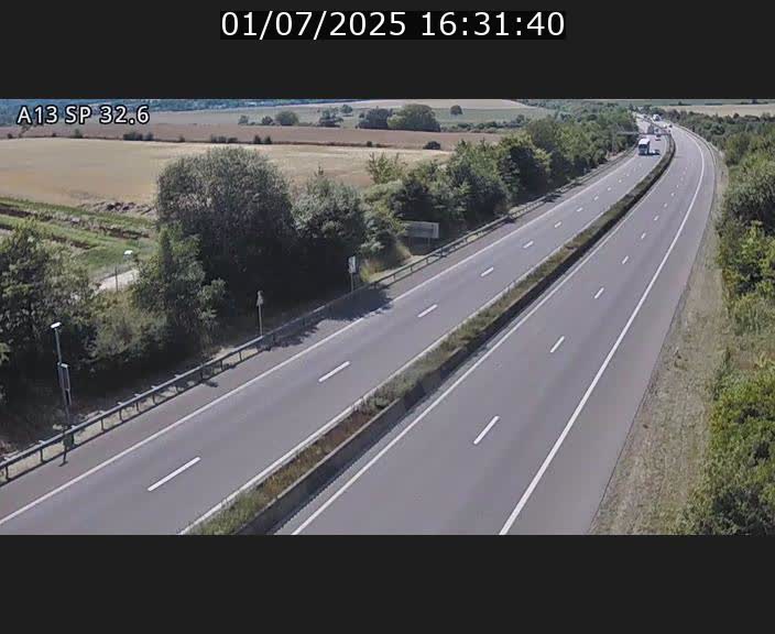 <h2>Webcam info trafic A13 à hauteur de Mondorf-les-bains. Vue orientée vers Altwies</h2>