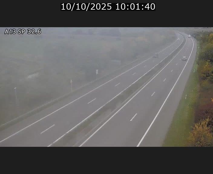 <h2>Webcam info trafic A13 à hauteur de Mondorf-les-bains. Vue orientée vers Altwies</h2>
