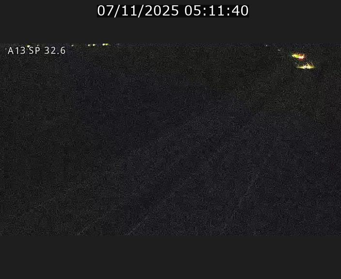 Webcam info trafic A13 à hauteur de Mondorf-les-bains. Vue orientée vers Altwies