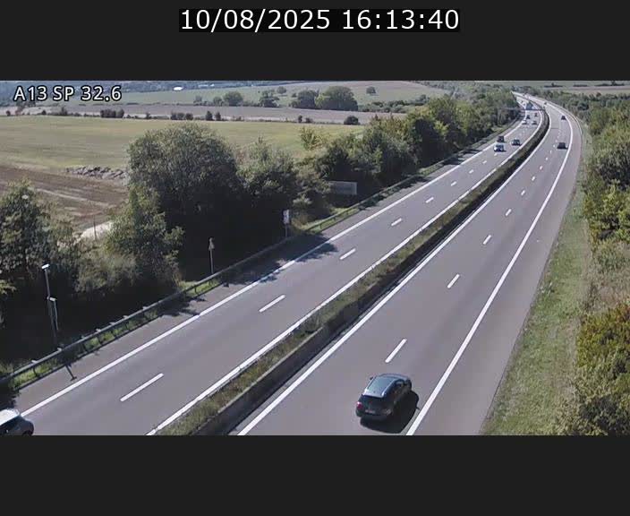 <h2>Webcam info trafic A13 à hauteur de Mondorf-les-bains. Vue orientée vers Altwies</h2>