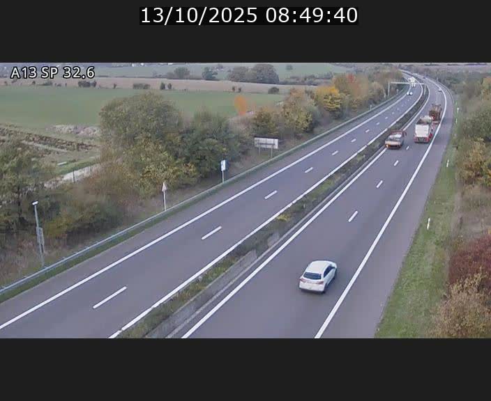 <h2>Webcam info trafic A13 à hauteur de Mondorf-les-bains. Vue orientée vers Altwies</h2>