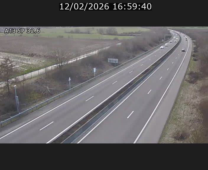 <h2>Webcam info trafic A13 à hauteur de Mondorf-les-bains. Vue orientée vers Altwies</h2>