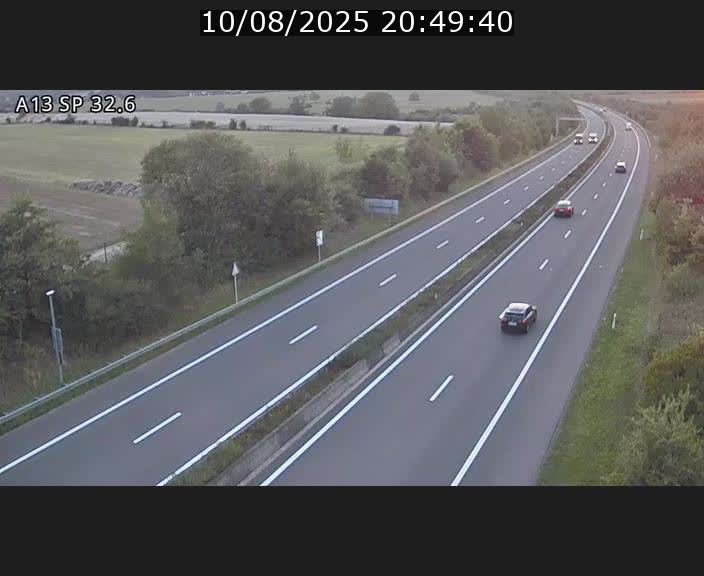 <h2>Webcam info trafic A13 à hauteur de Mondorf-les-bains. Vue orientée vers Altwies</h2>