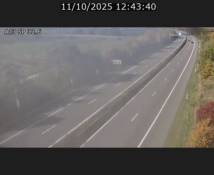 <h2>Webcam info trafic A13 à hauteur de Mondorf-les-bains. Vue orientée vers Altwies</h2>