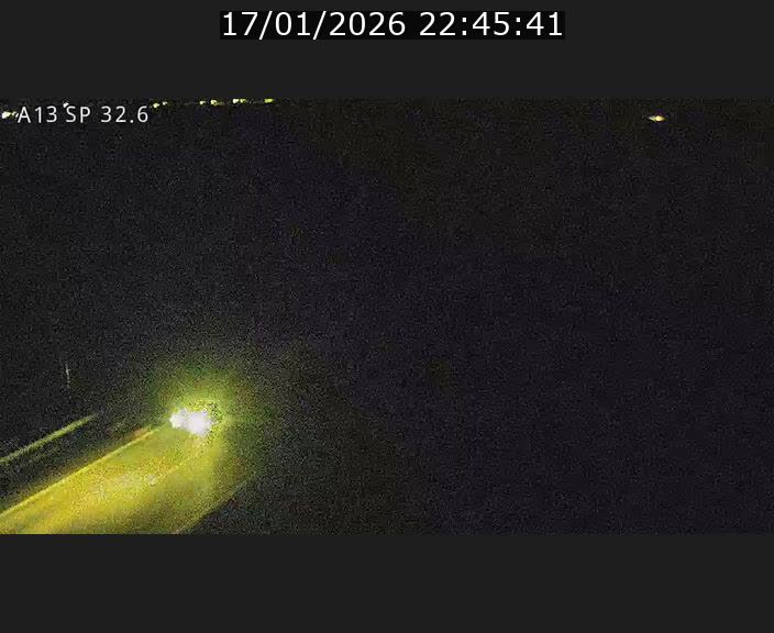 Webcam info trafic A13 à hauteur de Mondorf-les-bains. Vue orientée vers Altwies