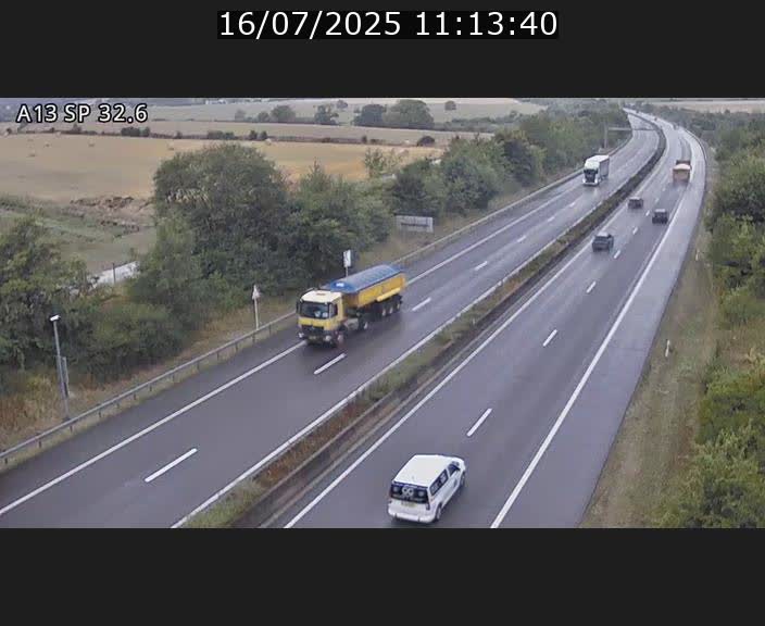 <h2>Webcam info trafic A13 à hauteur de Mondorf-les-bains. Vue orientée vers Altwies</h2>