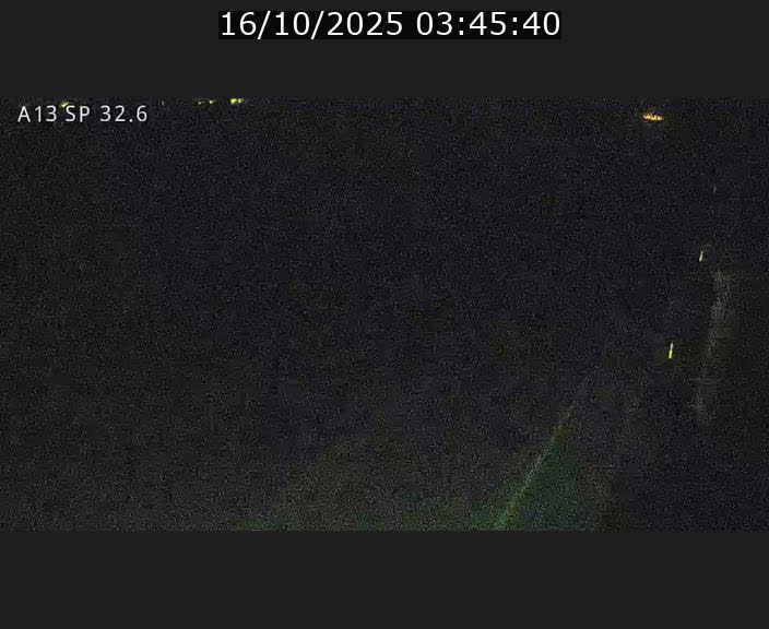 Webcam info trafic A13 à hauteur de Mondorf-les-bains. Vue orientée vers Altwies