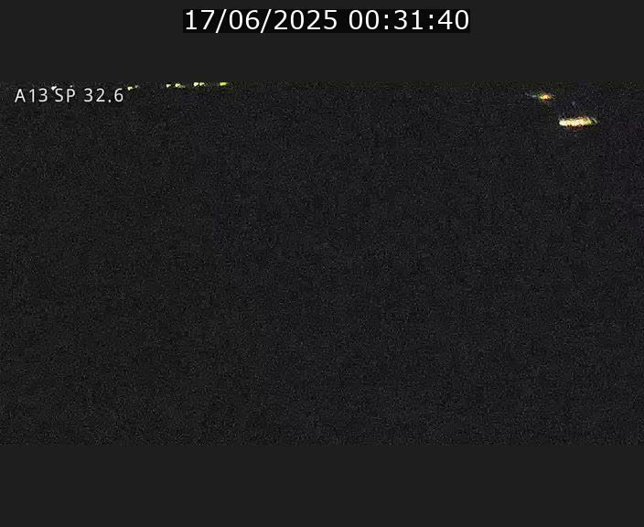 Webcam info trafic A13 à hauteur de Mondorf-les-bains. Vue orientée vers Altwies
