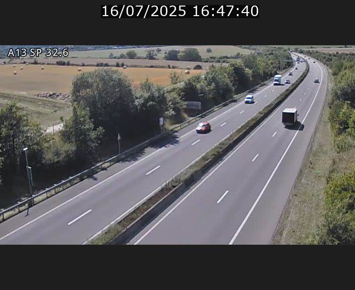 <h2>Webcam info trafic A13 à hauteur de Mondorf-les-bains. Vue orientée vers Altwies</h2>