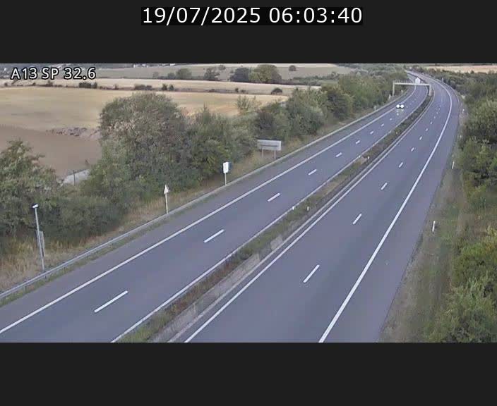 <h2>Webcam info trafic A13 à hauteur de Mondorf-les-bains. Vue orientée vers Altwies</h2>
