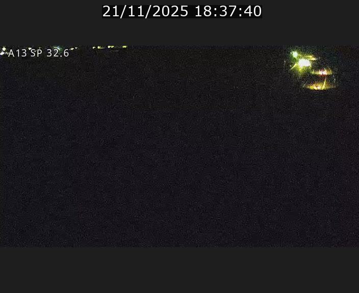 Webcam info trafic A13 à hauteur de Mondorf-les-bains. Vue orientée vers Altwies