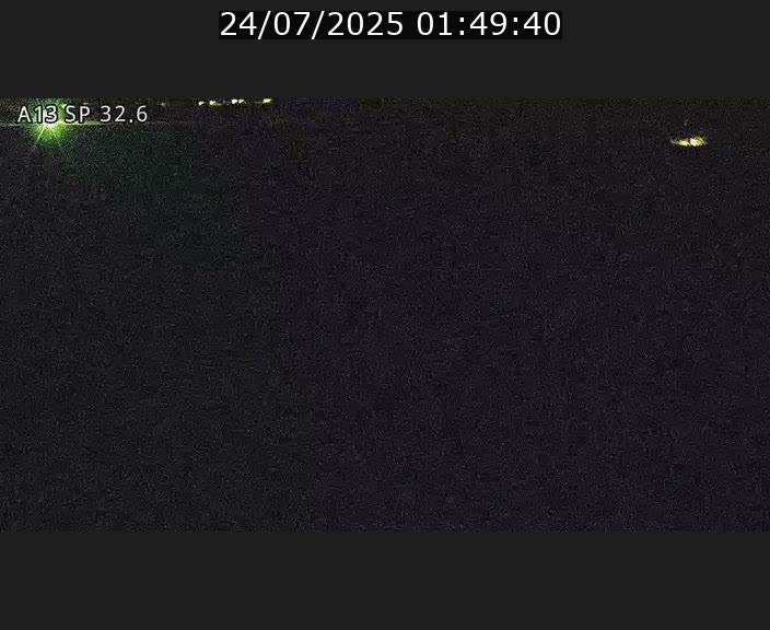 Webcam info trafic A13 à hauteur de Mondorf-les-bains. Vue orientée vers Altwies