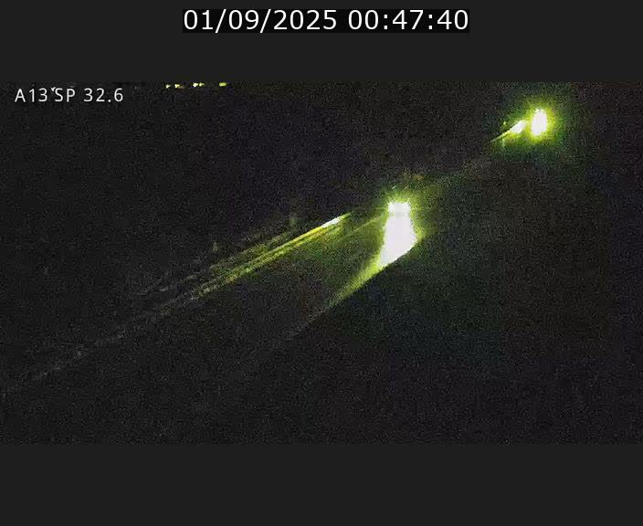 Webcam info trafic A13 à hauteur de Mondorf-les-bains. Vue orientée vers Altwies