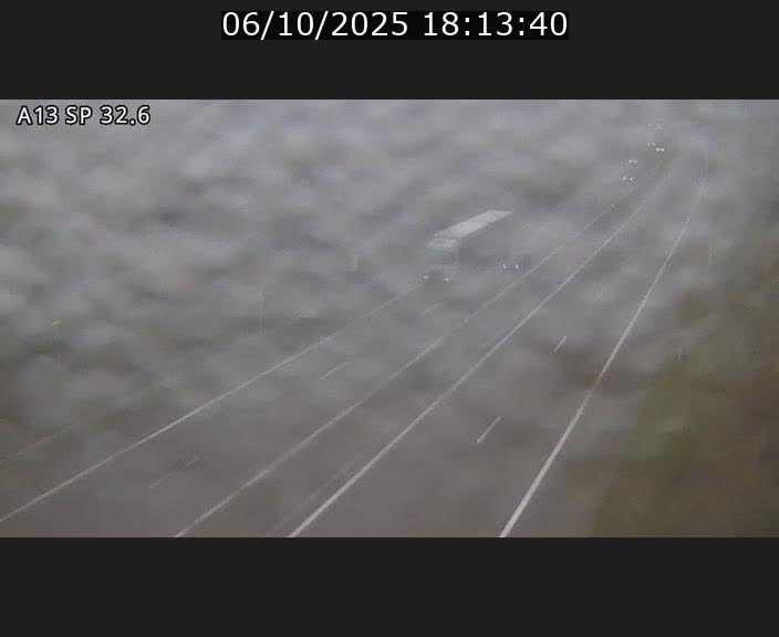 Webcam info trafic A13 à hauteur de Mondorf-les-bains. Vue orientée vers Altwies