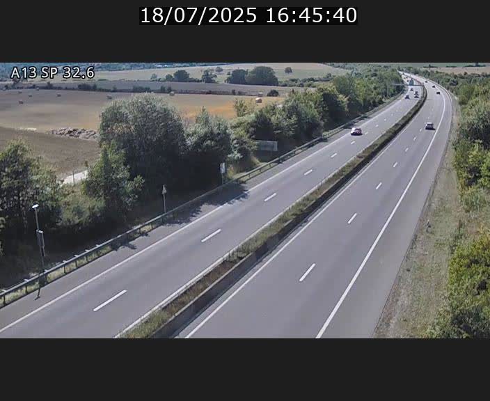 <h2>Webcam info trafic A13 à hauteur de Mondorf-les-bains. Vue orientée vers Altwies</h2>
