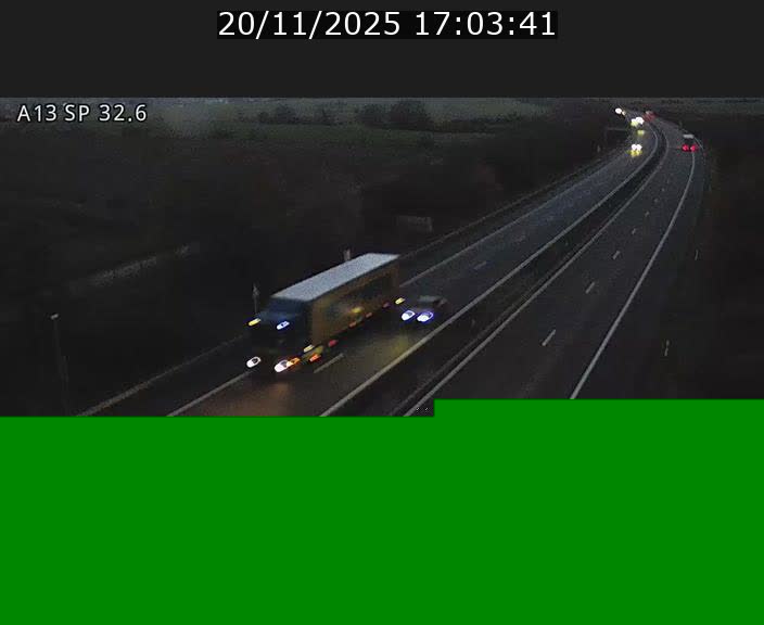 <h2>Webcam info trafic A13 à hauteur de Mondorf-les-bains. Vue orientée vers Altwies</h2>