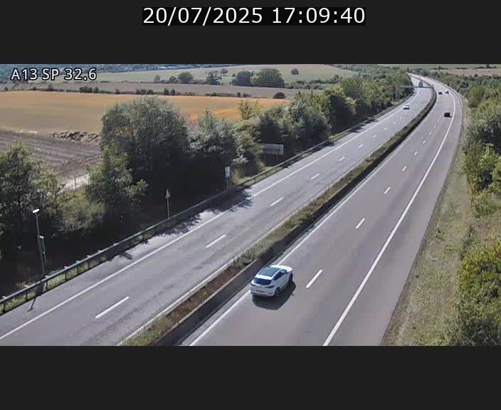 <h2>Webcam info trafic A13 à hauteur de Mondorf-les-bains. Vue orientée vers Altwies</h2>