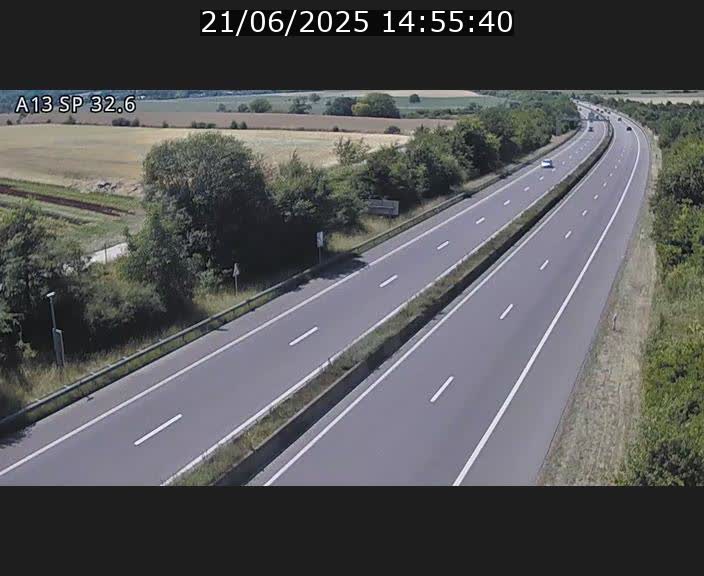 <h2>Webcam info trafic A13 à hauteur de Mondorf-les-bains. Vue orientée vers Altwies</h2>