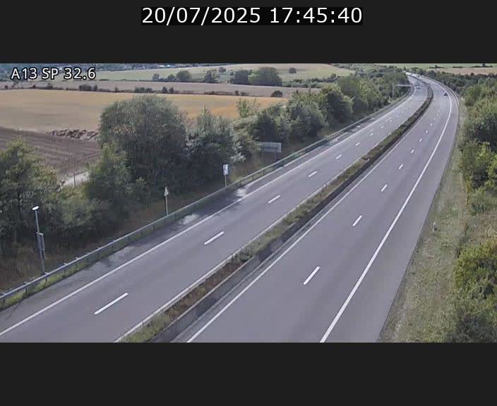 <h2>Webcam info trafic A13 à hauteur de Mondorf-les-bains. Vue orientée vers Altwies</h2>