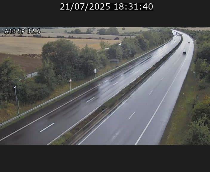 <h2>Webcam info trafic A13 à hauteur de Mondorf-les-bains. Vue orientée vers Altwies</h2>