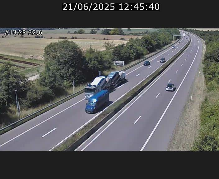 <h2>Webcam info trafic A13 à hauteur de Mondorf-les-bains. Vue orientée vers Altwies</h2>