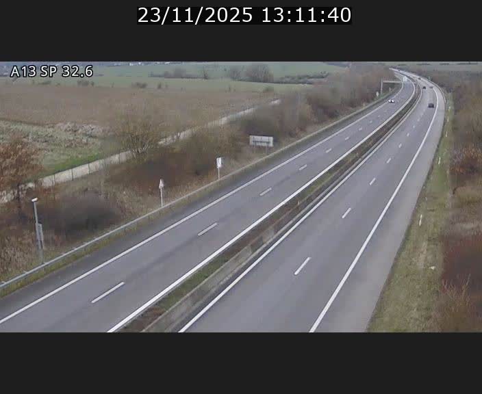 <h2>Webcam info trafic A13 à hauteur de Mondorf-les-bains. Vue orientée vers Altwies</h2>