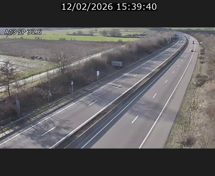 <h2>Webcam info trafic A13 à hauteur de Mondorf-les-bains. Vue orientée vers Altwies</h2>